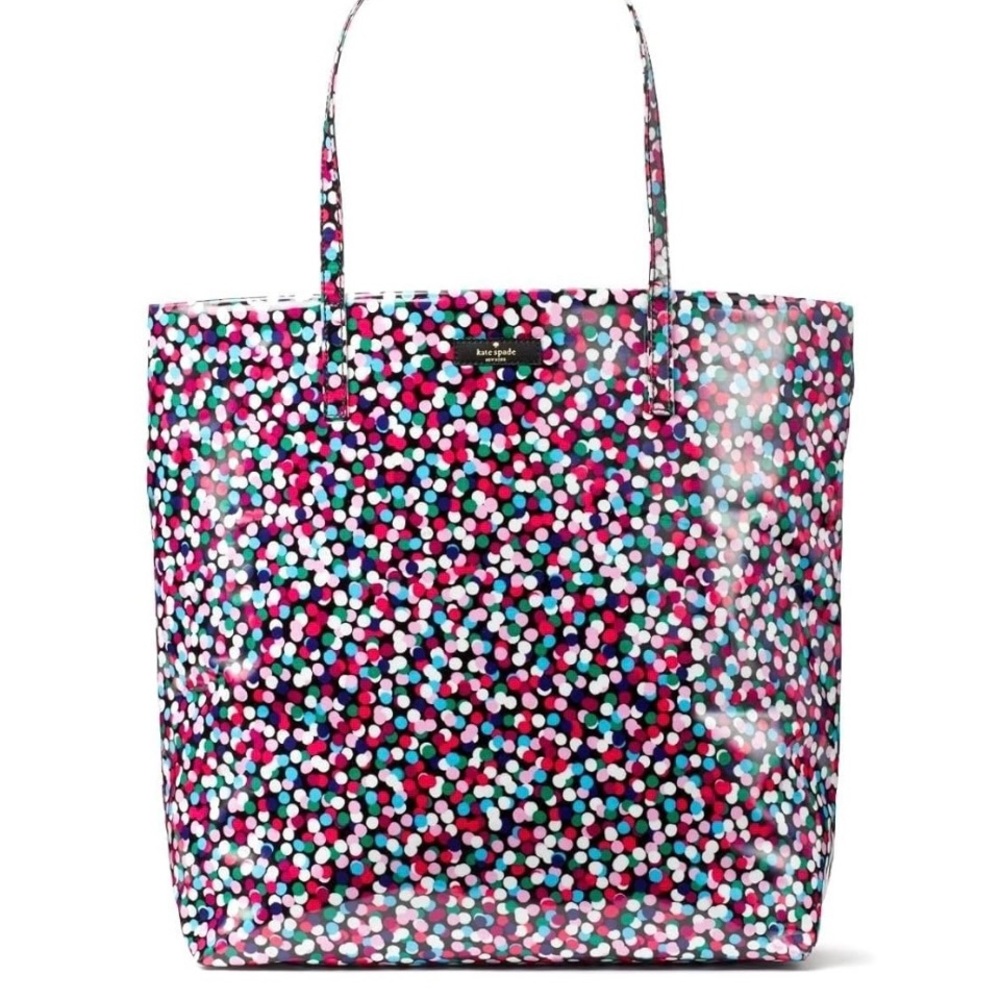 Kate Spade NY Daycation Bon Shopper Tote Dance Party Dot Shoulder Handbag